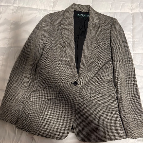 RALPH LAURENT women wool blazer Size 4 SMALL - Picture 2 of 3